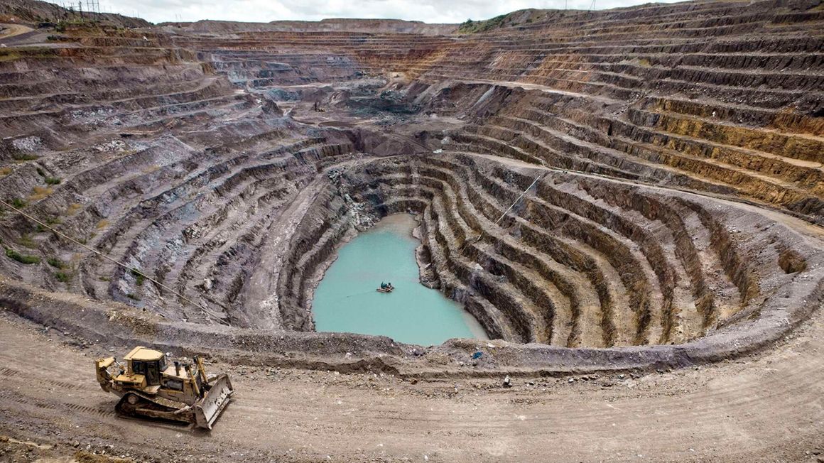 mining site in DRC