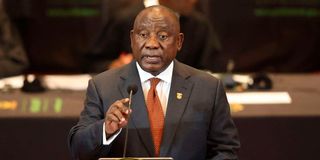 South African President Cyril Ramaphosa 