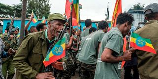 Amhara soldiers