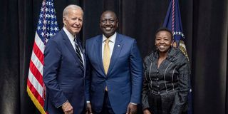 US President Joe Biden and Willam Ruto