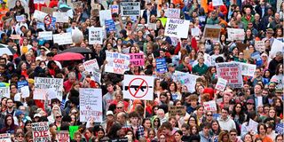 Anti-gun protesters