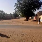 A street in Geneina, the capital of West Darfur 