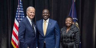 US President Joe Biden with Kenya’s William Ruto 