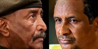 Burhan and Hemedti