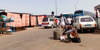 People fleeing Sudan fighting