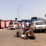 People fleeing Sudan fighting