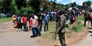 Ugandan soldiers serving under EACRF