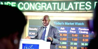 Capital Markets Authority CEO Wycliffe Shamiah