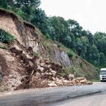 Heavy rains in Rubengera, Rwanda
