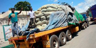 maize imports in Mombasa