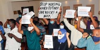 Kenyan activists protest merger 