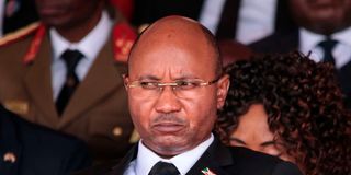 Burundi's former prime minister Alain-Guillaume Bunyoni 