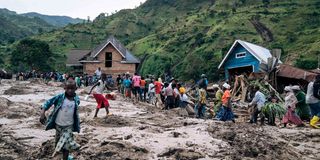 Floods in Kalehe region of South Kivu province