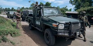 Soldiers from EACRF DR Congo
