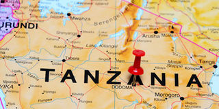 Tanzania map