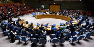 A past United Nations Security Council meeting in New York.