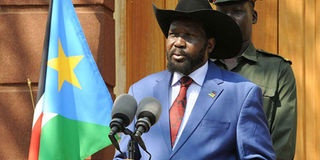 South Sudanese President Salva Kiir.