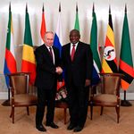 Ramaphosa and Putin