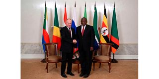 Ramaphosa and Putin