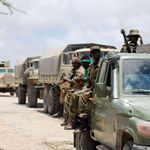 Amisom and Somali National Army soldiers