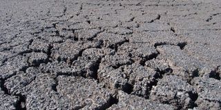 dry lake in turkana