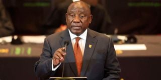 South African President Cyril Ramaphosa 