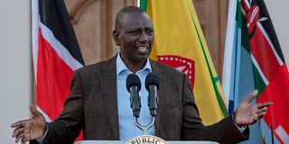 Kenyan President William Ruto. 