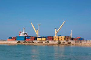 The Port of Berbera in Somaliland 