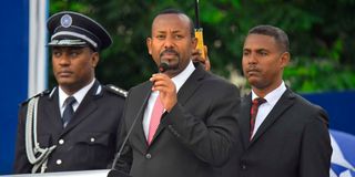 Ethiopian Prime Minister Abiy Ahmed.