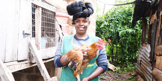 Magdalene Ndinda, Poultry farmer from Busia County