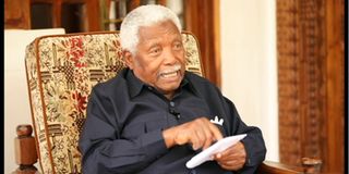 Former Tanzanian President Ali Hassan Mwinyi