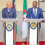 Algerian Foreign Minister Ahmed Attaf Musalia Mudavadi