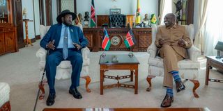 William Ruto and Salva Kiir