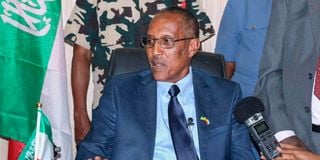 Somaliland President Muse Bihi Abdi.