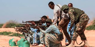Amisom training in Somalia