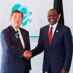 Shigeru Ishiba and William Ruto