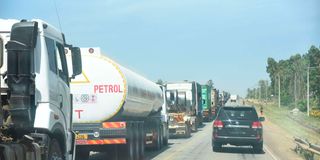 Cargo trucks