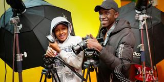 Students focus on camera setup, frame handling, and advanced video editing courses at Music And Film Academy.