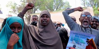 Somalia protest