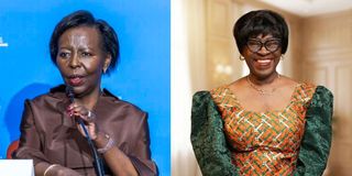 Louise Mushikiwabo and Juliana Amato Lumumba