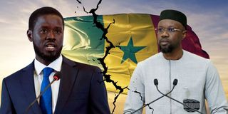 Bassirou Diomaye Faye and Ousmane Sonko