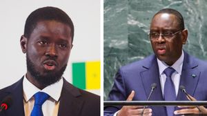 Bassirou Diomaye Faye and Macky Sall