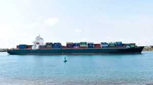 Malta flagged ship calls at the Port of Mombasa