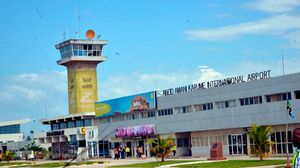Abeid Amani Karume International Airport in Zanzibar. 